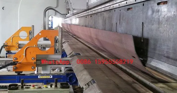 6 axis 12m cnc tandem press brake bending 40ft poles