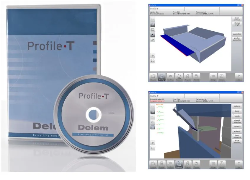 2D Press brake bending software