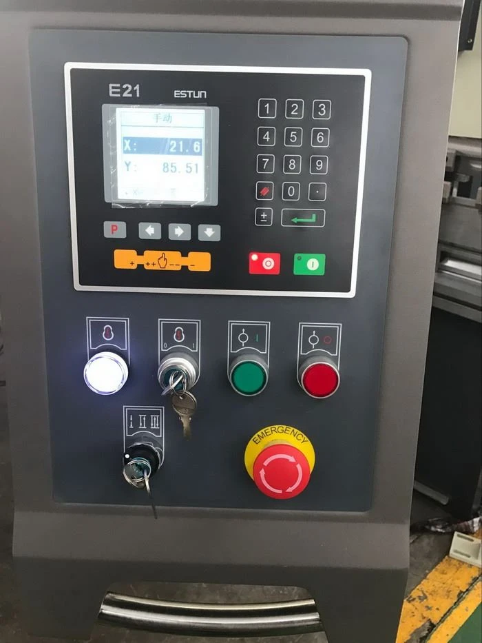 E21 press brake 2 axis china made metal bending machine controller